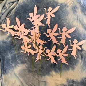 Pink Fairy Cake Toppers